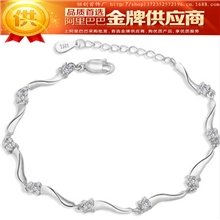 厂家直销批发925纯银手链女士时尚日韩版可爱首饰品生日礼物