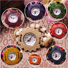 创意手表椰壳弹力时尚手表学生手表厂家批发手表[WT04]