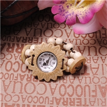 椰壳手表义乌手表厂家批发男女手表5年椰壳手表钟表批发[WT04]