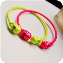 SZ040饰品批发厂家直销欧美外贸流行朋克双头骷髅合金手镯手饰