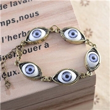SL020欧美外贸流行大牌个性天使的眼睛手链厂家直销
