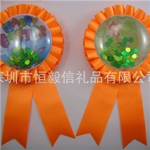 马口铁胸花节庆胸花派对胸花纪念胸花充气胸花