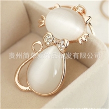 韩版猫眼石长项链批发|韩版卡通狐狸毛衣链批发|毛衣链批发满包邮