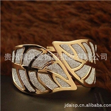 韩版贴纸树叶手镯批发|合金树叶夸张手镯|欧美手饰手环饰品批发