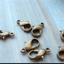 批发饰品材料|手链链接扣|手链必备|龙虾扣100个diy饰品配件批发