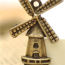 新款zakka风diy手工材料1062风车小挂件饰品材料合金饰品配件