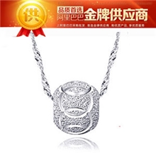 淘宝热销全网质量最好925纯银转运珠项链欧美时尚饰品批发