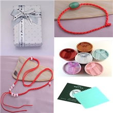 红黑绳项链活动扣项链绳子项链配吊坠棉绳项链包装配件