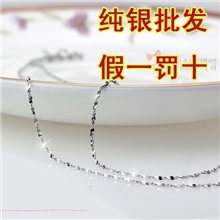 韩国饰品满天星女款925纯银项链外贸批发单链配链首饰批发