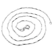 925纯银项链瓜子链纯银配链女热销万件镀白金链子厂家批发