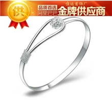 饰品批发手镯批发镀银手镯手镯花蕊手镯200元一件混批