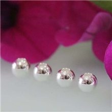 ＤＩＹ配件批发银珠转运珠路路通925光珠4ＭＭ手链脚链配珠散珠07