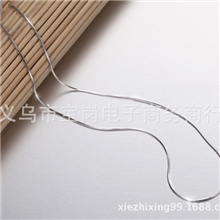 S925纯银镀白金防氧化蛇骨链锁骨链银饰品项链批发八角蛇骨链