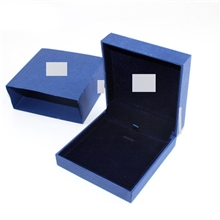 批发蓝色中号9CM*9CM*3CM方形水晶饰品翻盖盒包装盒首饰盒
