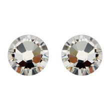 批发2013新款大号奥地利水晶闪亮圆形耳钉透明白色百搭OL