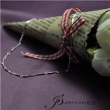 【银跃品牌】99银饰批发瓜子链纯银项链女式链正品流行首饰品