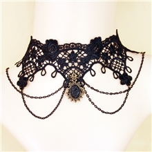 现货混批Gothiccollar复古蕾丝项链节日礼服颈链假领子GY016