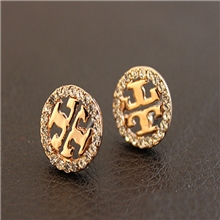 A-66新款韩版耳钉精品小商品满钻耳钉淘宝热卖产品圆形耳钉批发