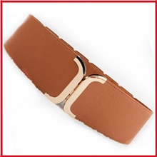 简约时尚超宽腰封韩版百搭女式宽腰带女士松紧宽皮带厂家特惠