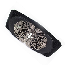 欧美复古时尚腰封韩版装饰百搭松紧女士腰带D3韩国宽腰带女加长