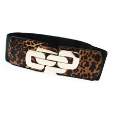 新款韩版休闲百搭超宽松紧腰带女士时尚装饰腰封金属对扣腰带