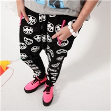 HIPHOP裤子情侣裤男女裤嘻哈裤跳舞裤街舞裤演出哈伦休闲裤