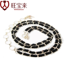 旺宝来品牌批发双排黑色绒布加长版水钻百搭皮草装饰品