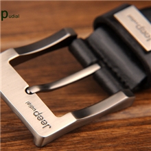 Jeepudial正品头层牛皮男式腰带真皮皮带男男纯牛皮牛仔皮带