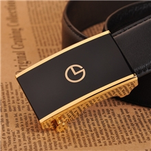 皮带自动扣男士金色银色内穿进口头层牛皮腰带专柜正品