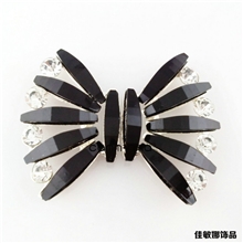 【企业集采】树脂扇形对扣水钻旗袍装饰扣（厂家定做）旗袍扣