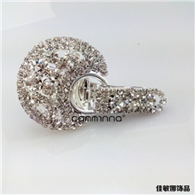 皮草大衣装饰扣鸭嘴扣厂家订做直销皮草水钻扣