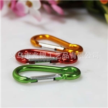 厂家直销现货供应5cm厘米葫芦型登山扣爬山扣5号D形登山扣