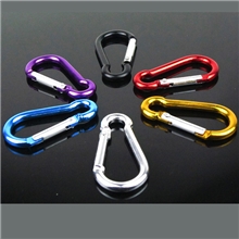 厂家直销现货五号葫芦型登山扣D型爬山扣钥匙挂件（量大议价)