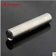 巡野C48不锈钢电筒强光手电筒充电美国CREEQ5LED手电筒