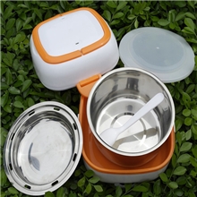 厨房小电器厂家供应多功能电热饭盒充电加温1-1.5L电子饭盒