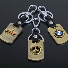 厂家直销仿金男士车标钥匙圈汽车钥匙扣钥匙圈挂件钥匙链定制logo