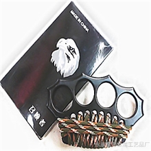 厂家直销批发召唤者手扣指扣军绳铁四指拳套铁拳头防狼