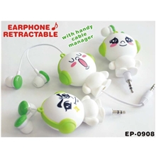 批发供应学生毕业礼品卡通Line伸缩耳机挂件20个起批EP-0908