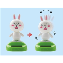 厂家直销太阳能充电办公桌摆件（Line太阳能公仔）30个起批