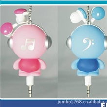 厂家提供新款音乐小子造型伸缩耳机线EP-0907
