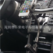 供应双USB接口加点烟器插口手机架双USB接口充电器车载手机支架