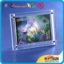 【优质】厂家供应亚克力相框有机玻璃相框强磁相框可定做