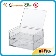 【优质】供应2层透明亚克力盒子展示盒透明亚克力亚克力包装盒