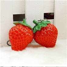 新款草莓手机挂件批发创意挂件水果挂件新奇手机挂件仿真挂件