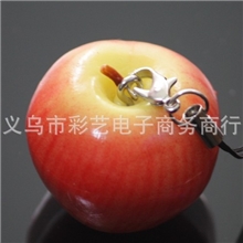 Y义乌新奇特仿真饰品/苹果手机挂件创意手机链批发