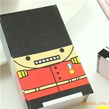 BQ015韩国文具卡通人锡兵和他的朋友语录便签本36g学生用品