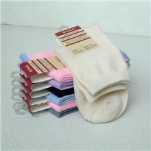 工厂直销女士精梳棉女袜休闲时尚点缀女士民族风袜子