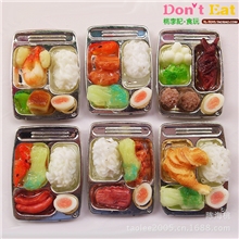 仿真食物食品模型创意手机链挂件仿真食物仿真饰品中式快餐6款