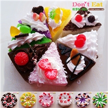 100元混批手机挂件仿真饰品仿真蛋糕模型手机链三角形蛋糕8款
