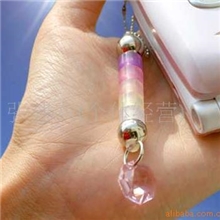 整箱包邮赠品变色手机链测紫外线手机链5颗小号大卡手机链挂件